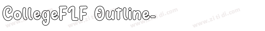 CollegeFLF Outline字体转换
